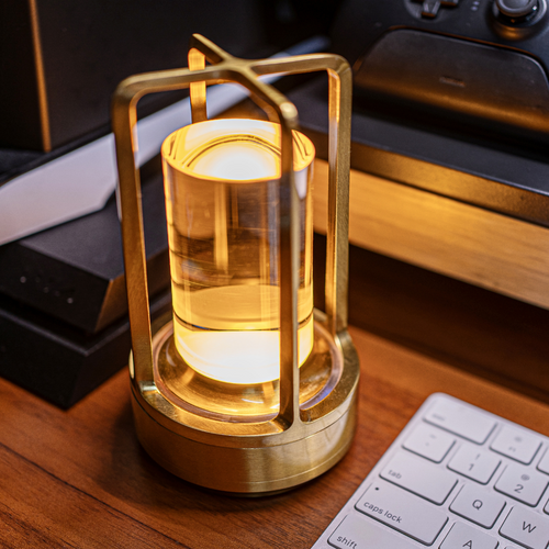 Cordless Rechargeable LED Table Lamp with Portable Lantern Design and Touch Control - Image 2
