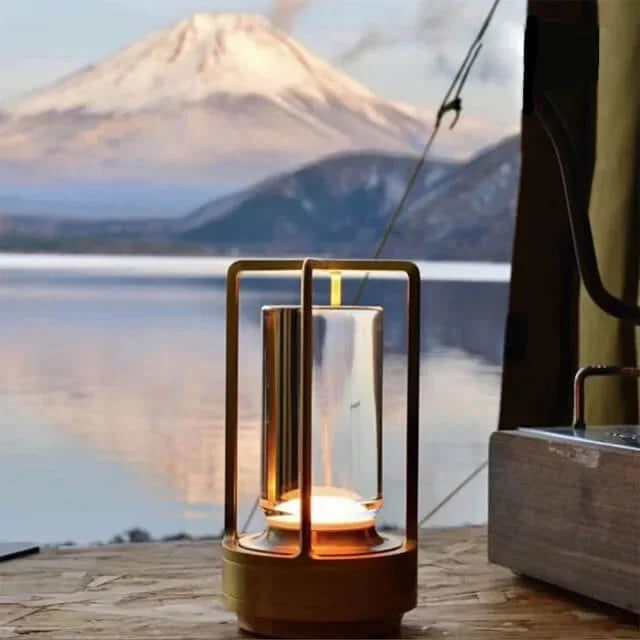 Cordless Rechargeable LED Table Lamp with Portable Lantern Design and Touch Control - Image 4