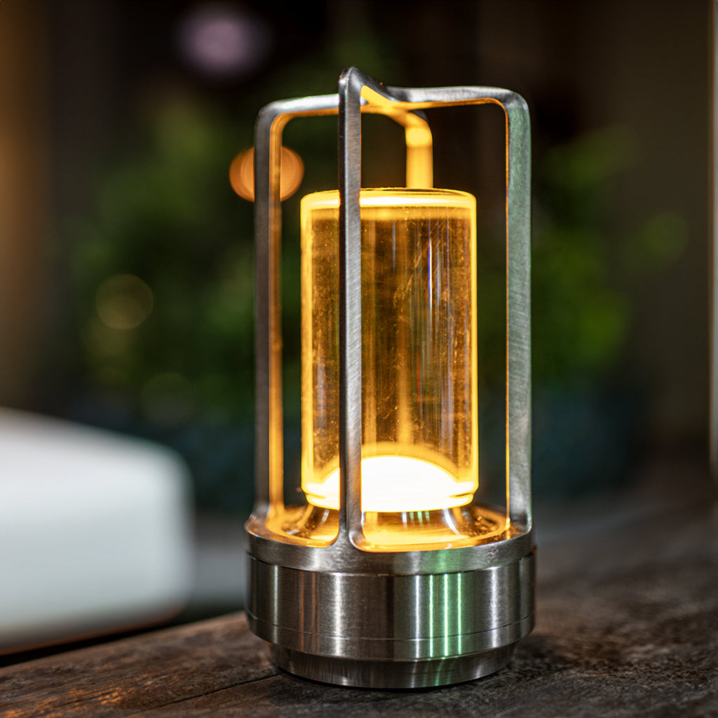 Cordless Rechargeable LED Table Lamp with Portable Lantern Design and Touch Control - Image 8