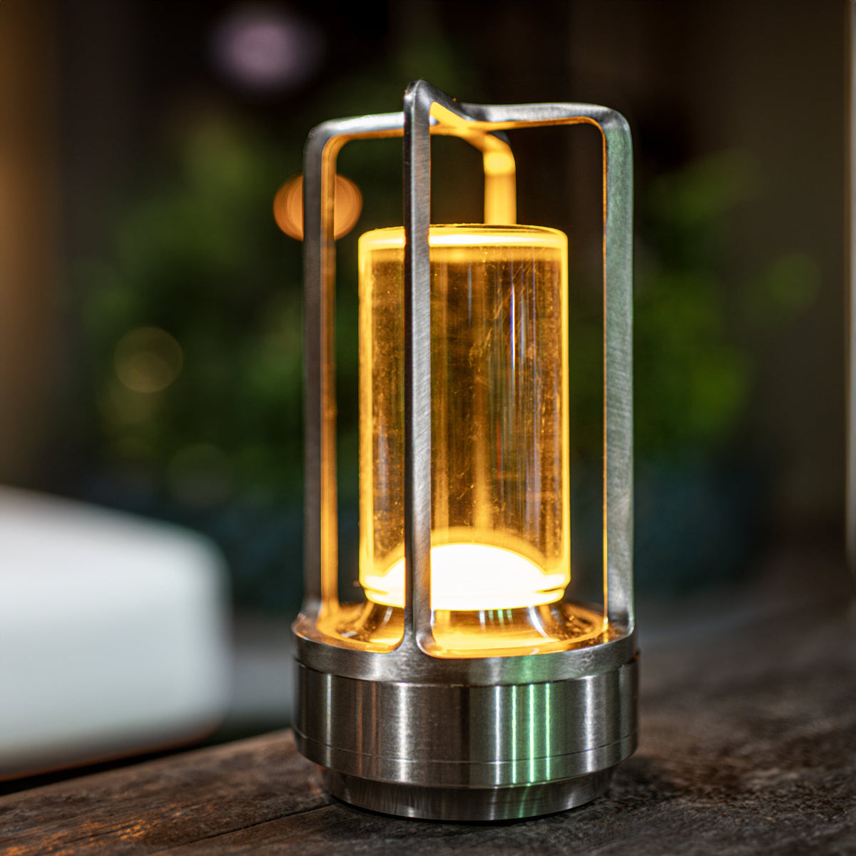Cordless Rechargeable LED Table Lamp with Portable Lantern Design and Touch Control - Image 8