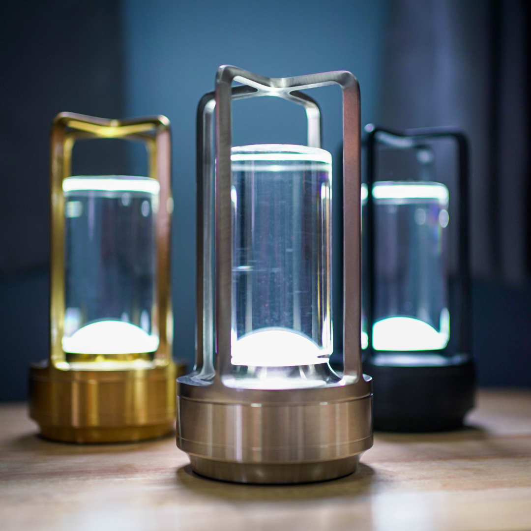 Cordless Rechargeable LED Table Lamp with Portable Lantern Design and Touch Control - Image 9