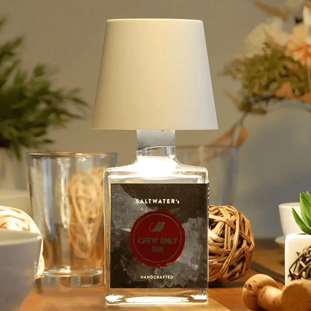 Cordless Rechargeable Table Lamp with Bottle Stopper Base and Dimmable LED Light - Image 3