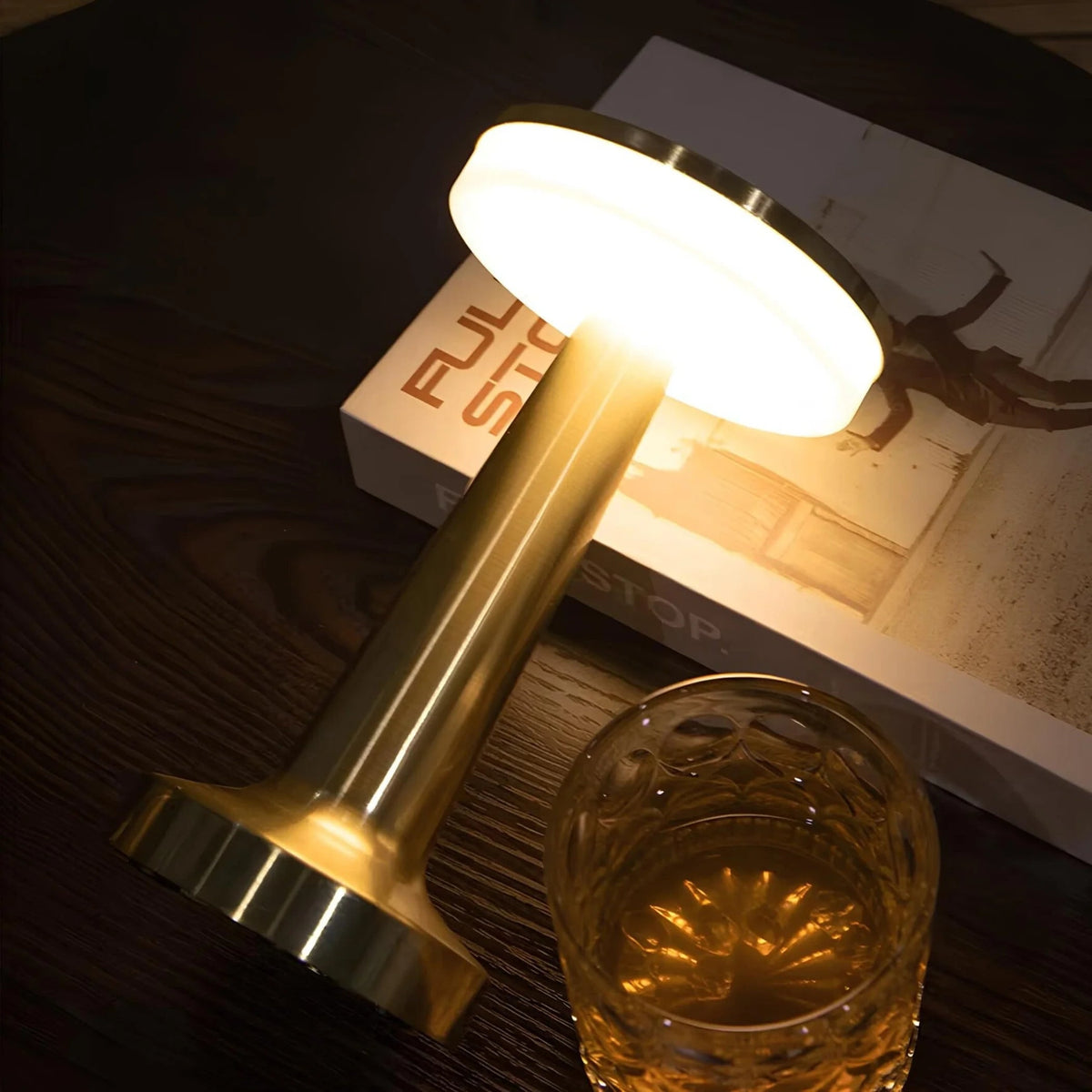 Cordless Table Lamp with Rechargeable Battery LED Light and Portable Metallic Design - Image 21