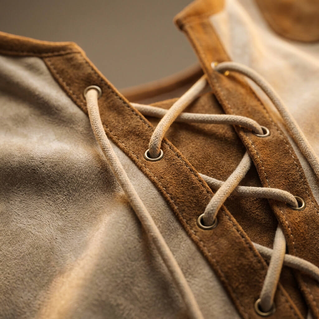 Men's Suede Touch Henley Shirt