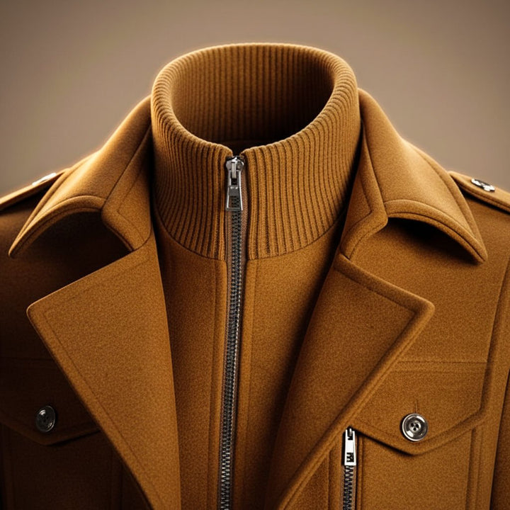 Men's Virgin Wool Coat