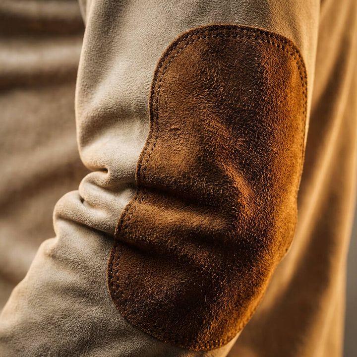 Men's Suede Touch Henley Shirt