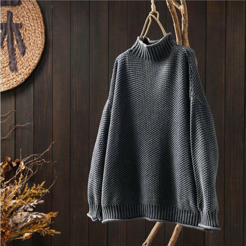 Women's Merino Wool Turtleneck Jumper