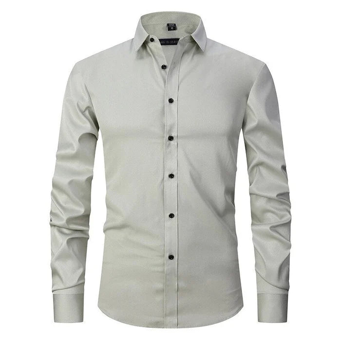 Men's Stretch Business Shirt with Long Sleeves