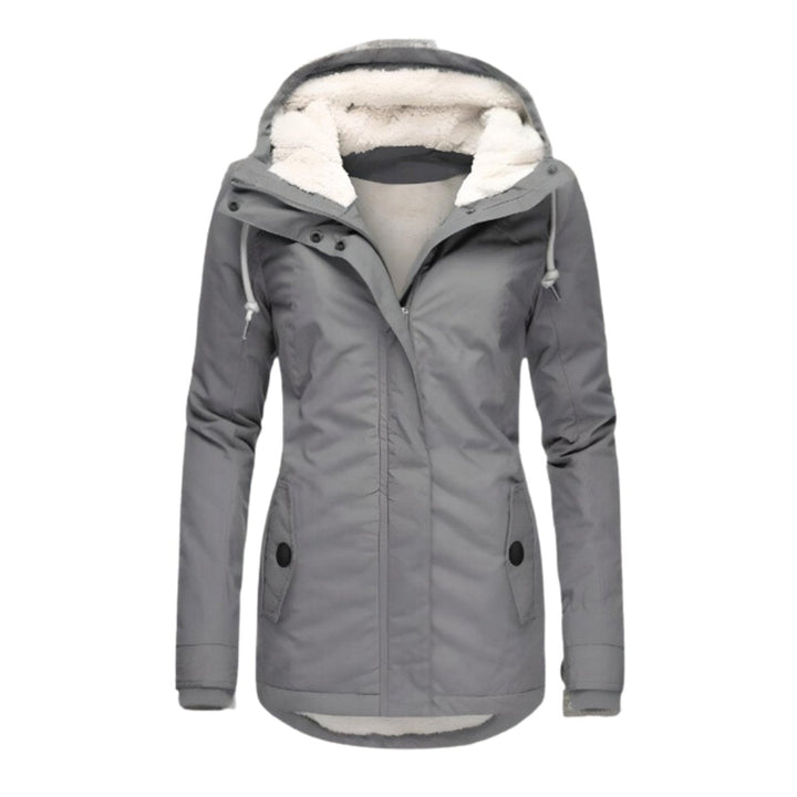 Women's Hooded Parka with Sherpa Lining