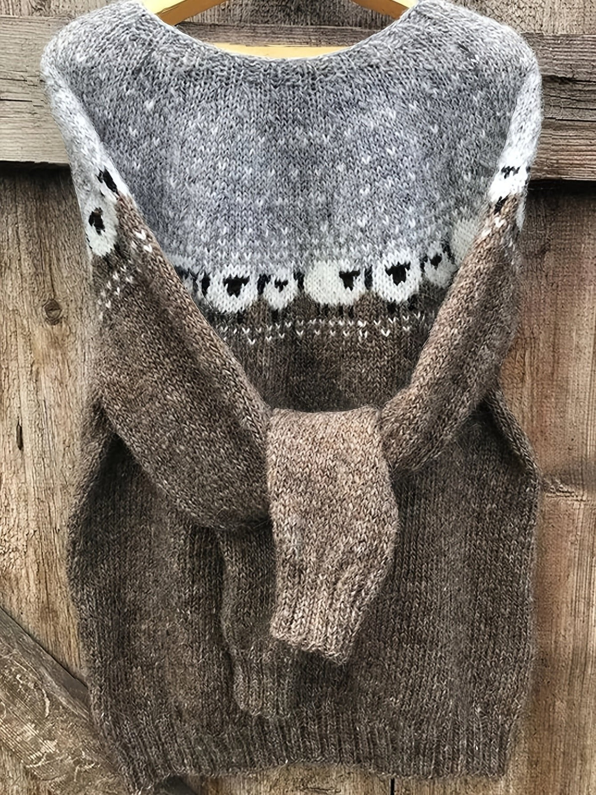 Women's Chunky Knit Jacquard Jumper