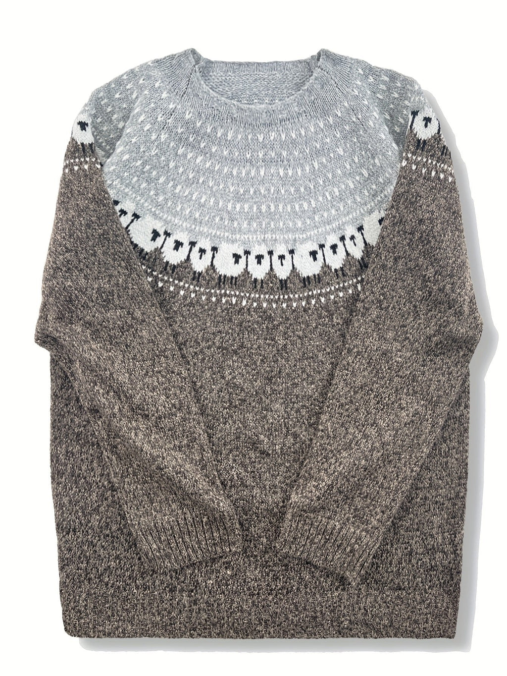 Women's Chunky Knit Jacquard Jumper