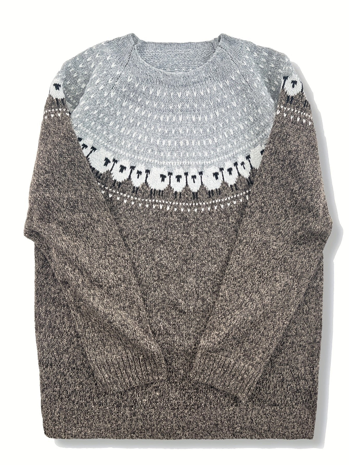 Women's Chunky Knit Jacquard Jumper