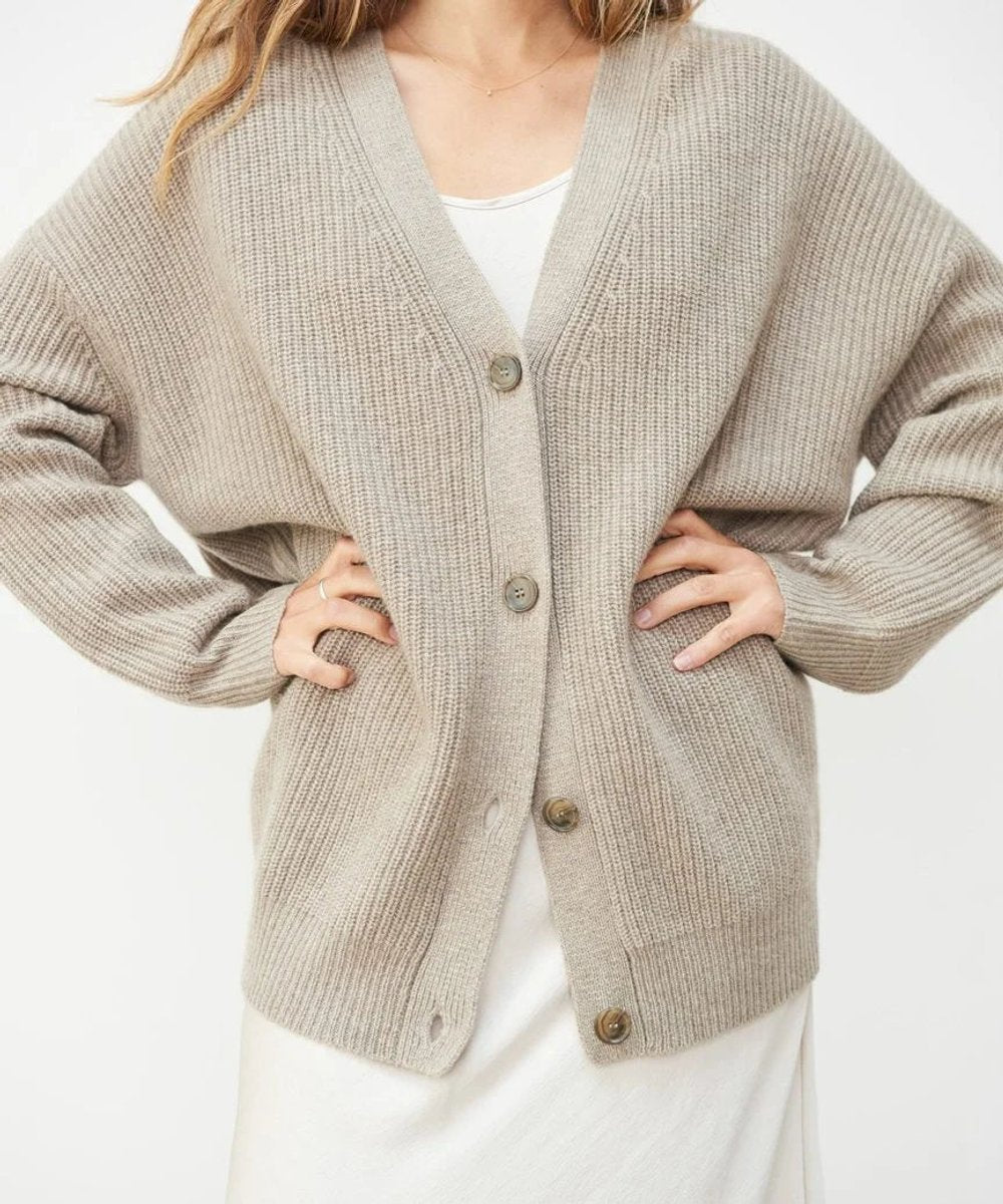 Women's Oversized Cashmere Cardigan