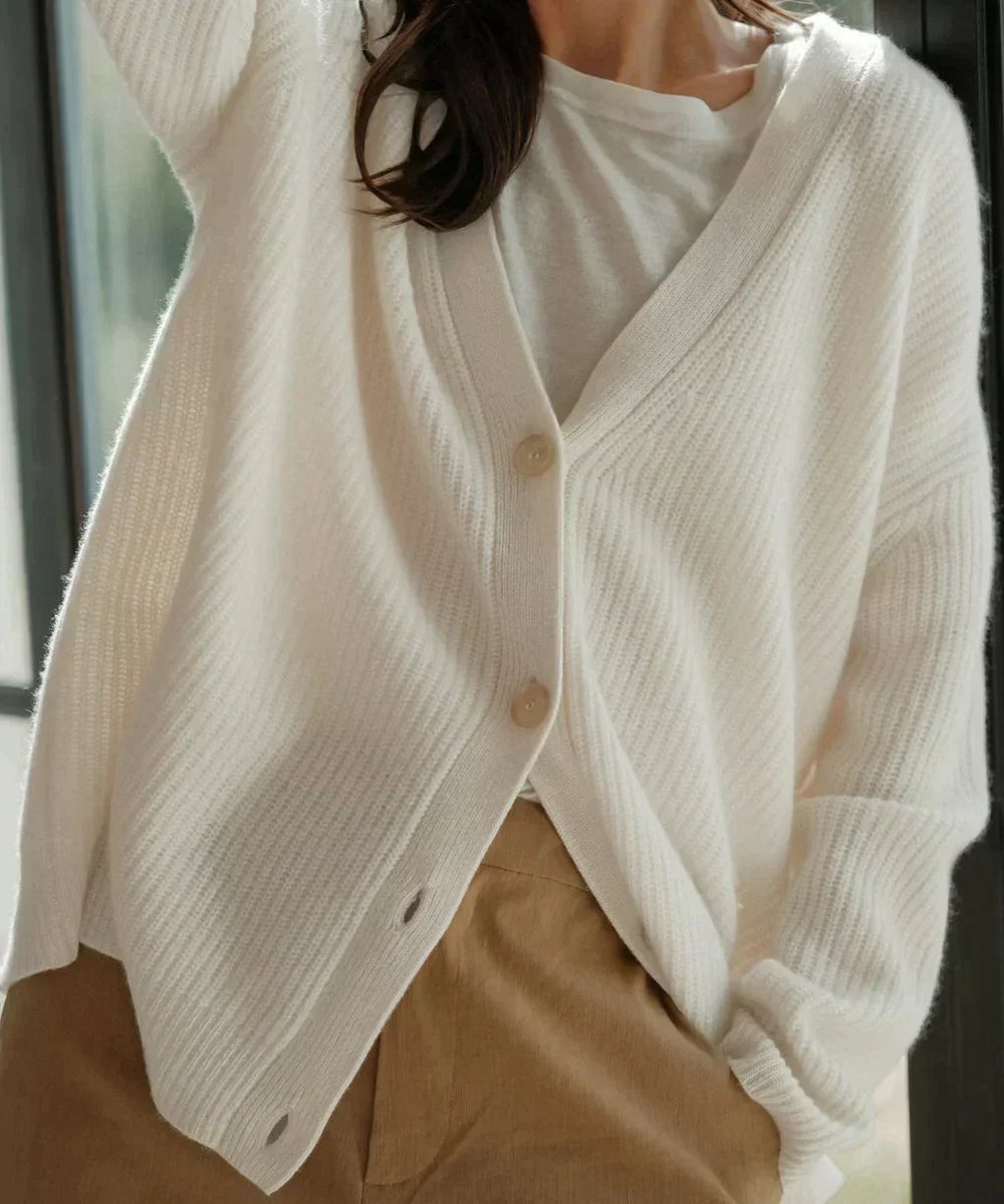 Women's Oversized Cashmere Cardigan