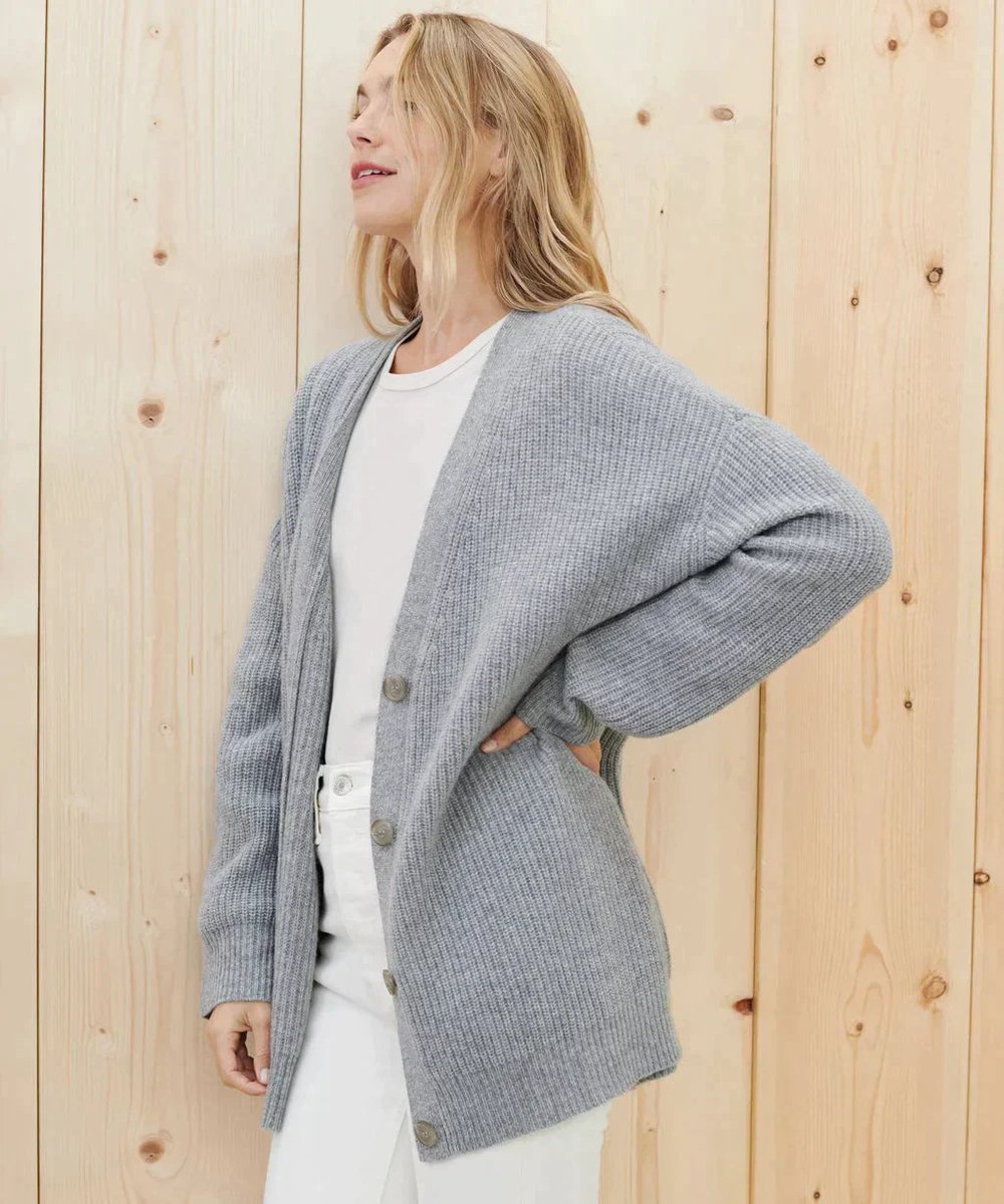 Women's Oversized Cashmere Cardigan
