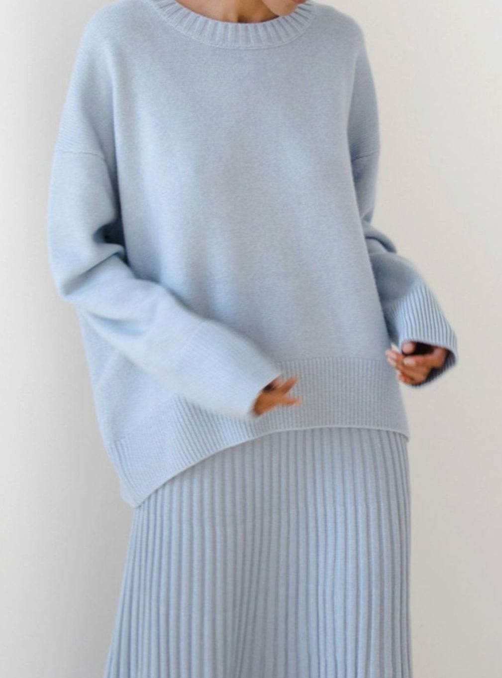 Women's Dropped Shoulder Knit Jumper