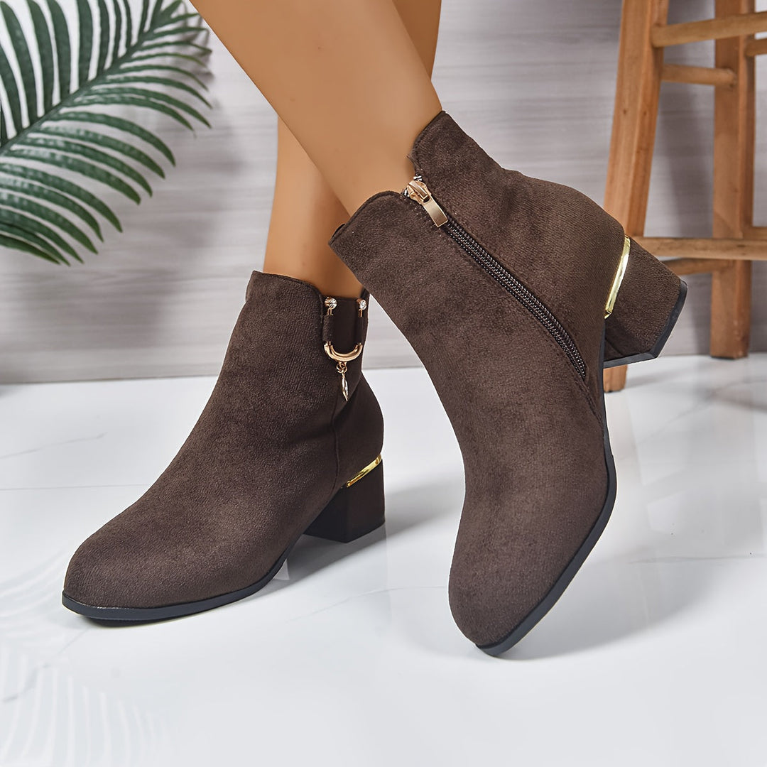 Women's Block Heel Ankle Boots
