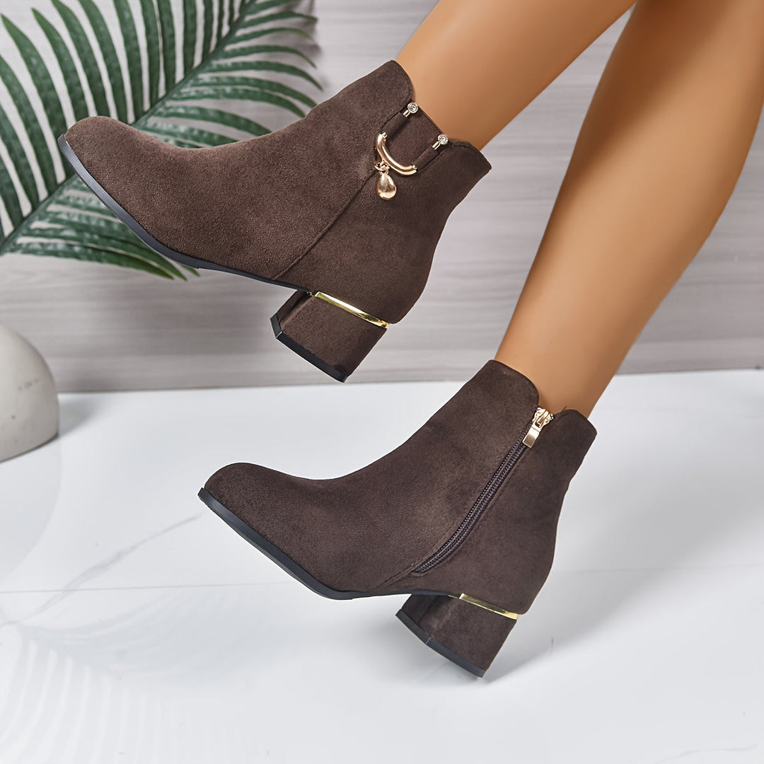 Women's Block Heel Ankle Boots