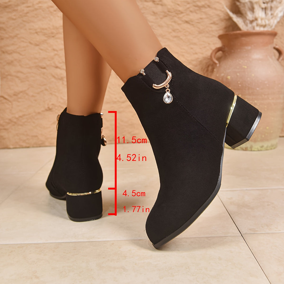 Women's Block Heel Ankle Boots