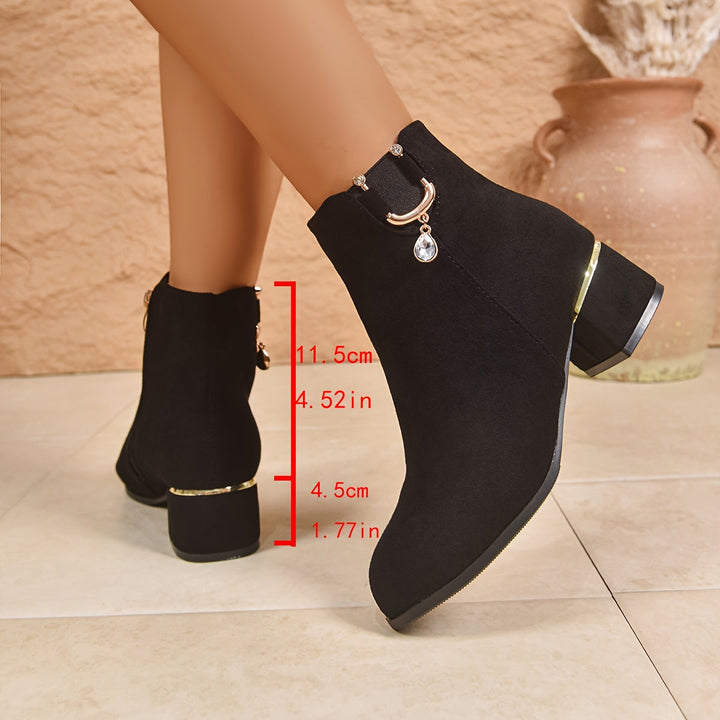 Women's Block Heel Ankle Boots