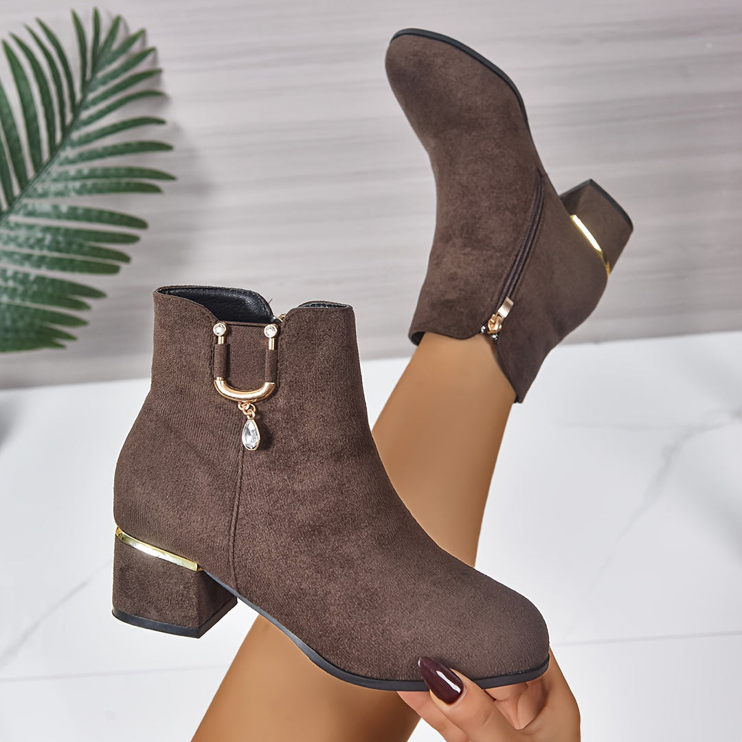 Women's Block Heel Ankle Boots