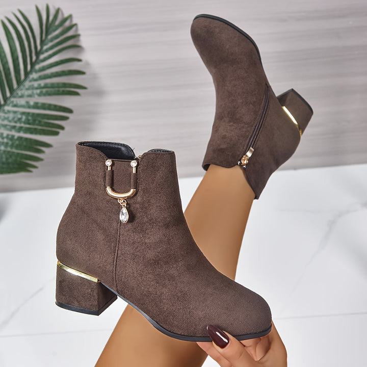 Women's Block Heel Ankle Boots