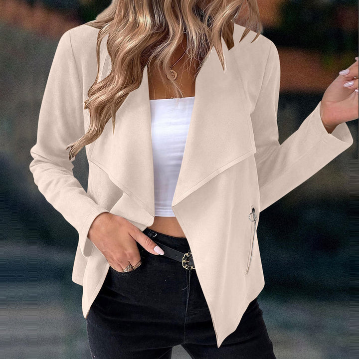 Women's Cropped Draped Jacket