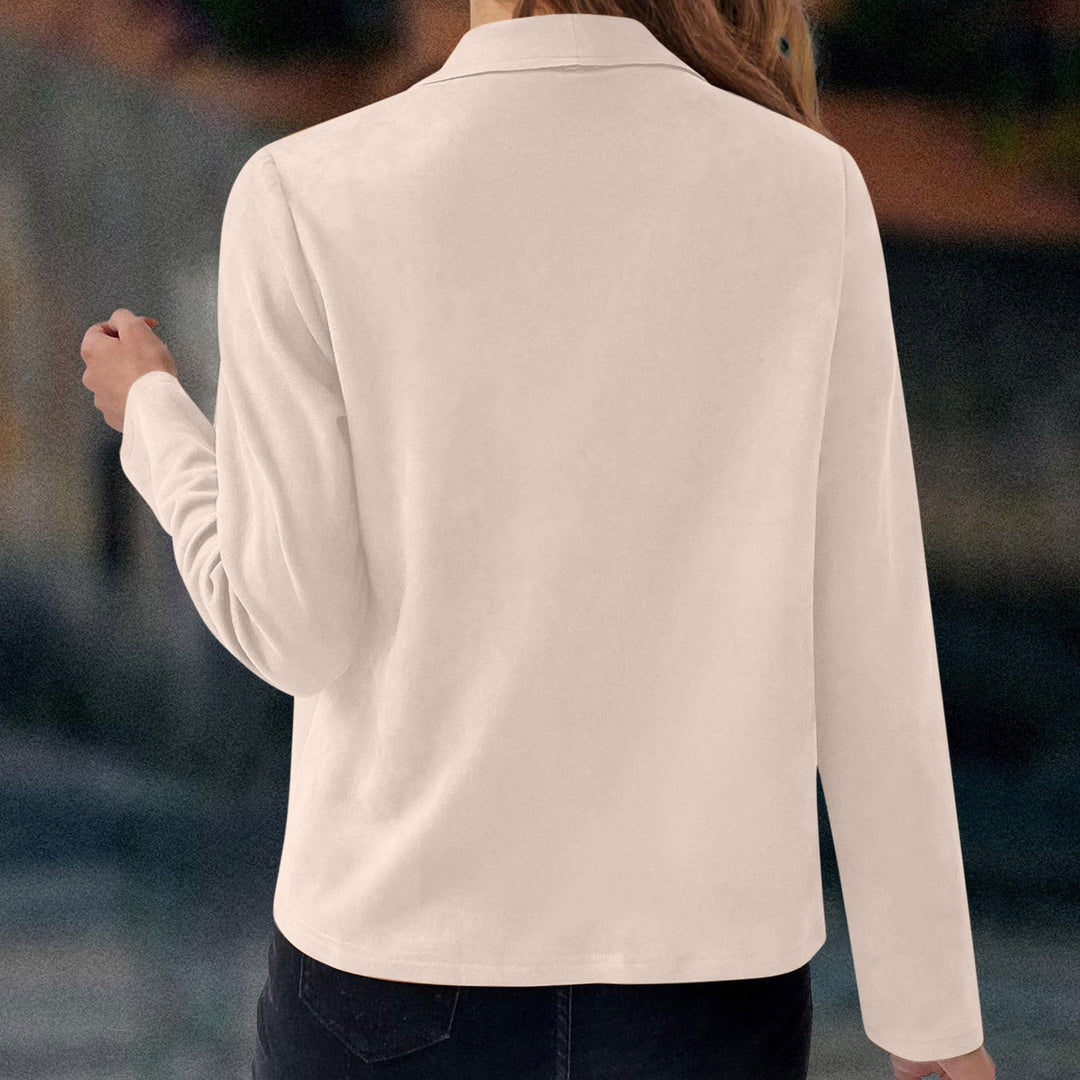 Women's Cropped Draped Jacket