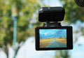 Dash Camera with Front and Rear Lcd Screen and Smartphone App Control for Car - Image 1