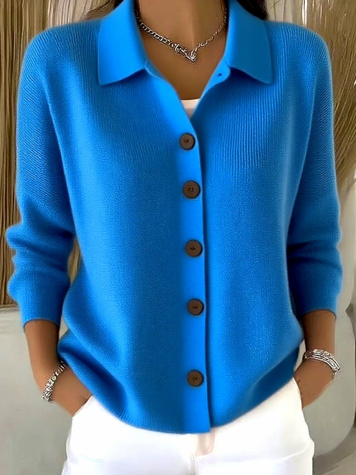 Women's Casual Button-Up Cardigan