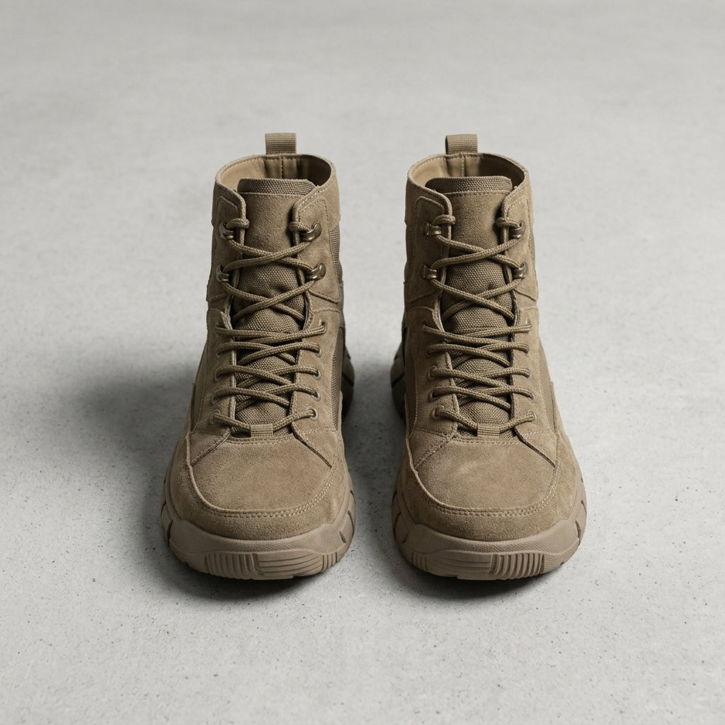 Women's Lace-Up Lug Sole Combat Boots