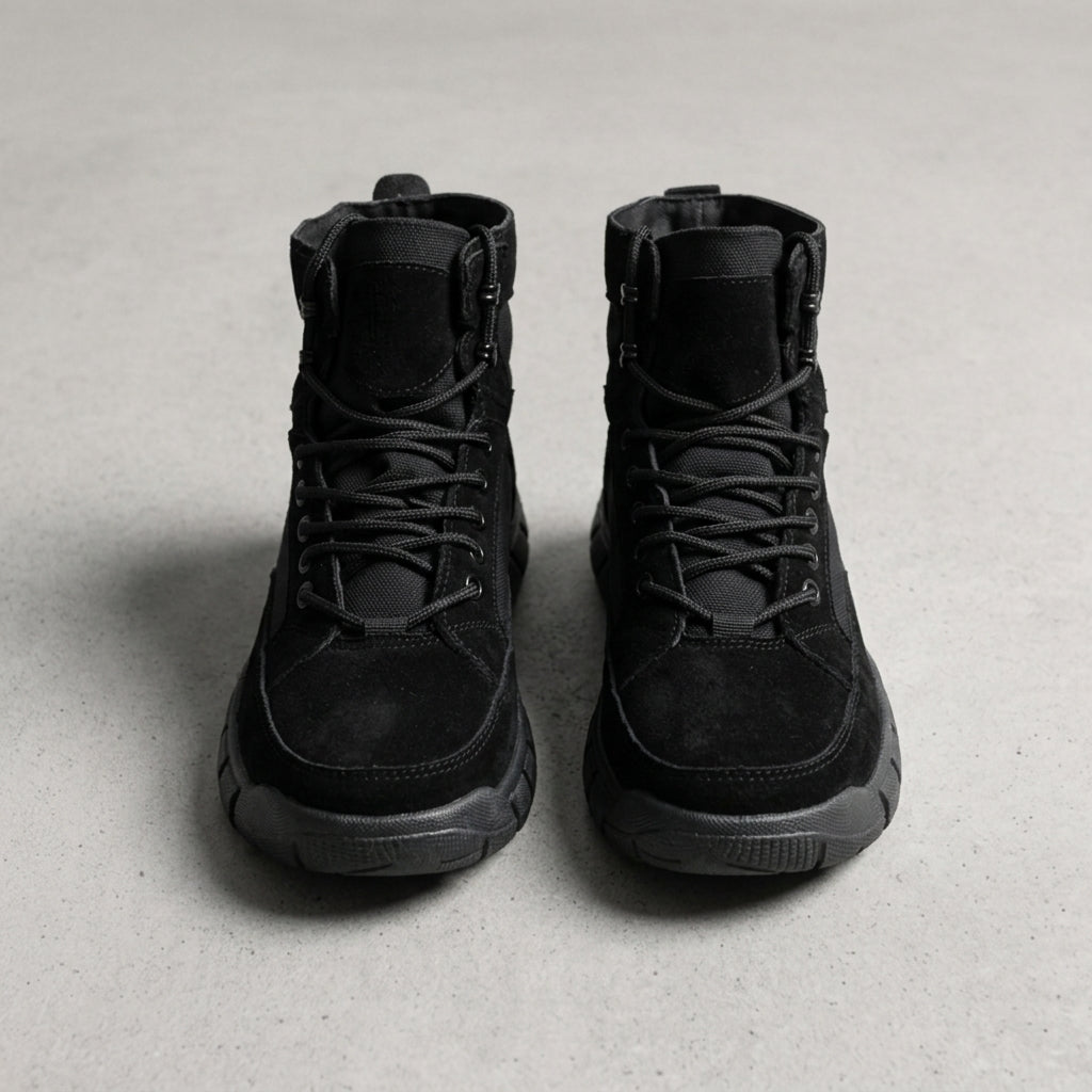 Women's Lace-Up Lug Sole Combat Boots