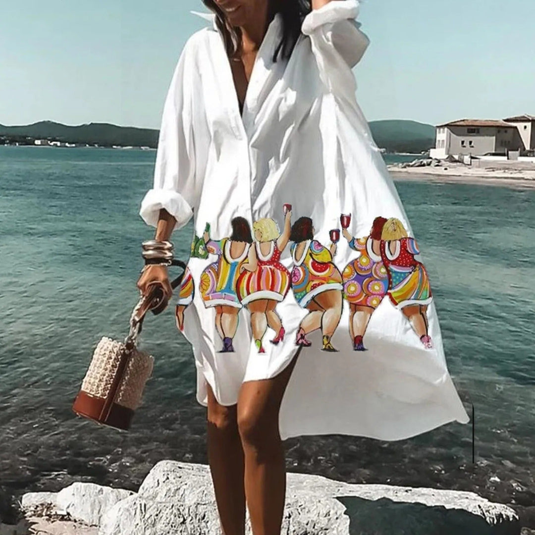 Casual Summer Shirt Dress