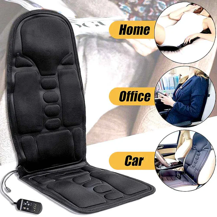 Desk Chair Seat Cushion with Heated Massage Remote Control for Car and Office - Image 4