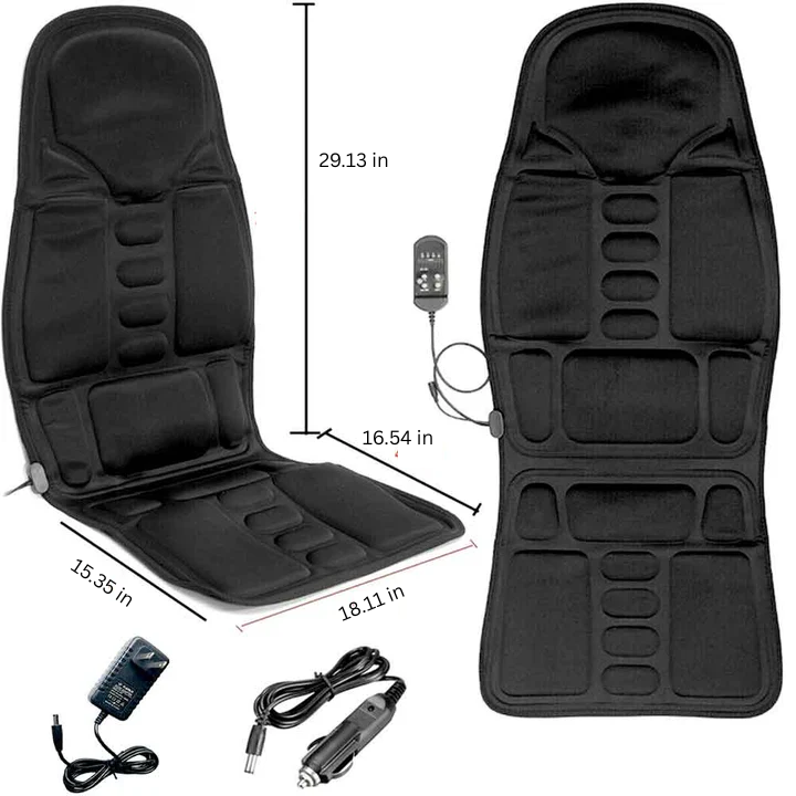 Desk Chair Seat Cushion with Heated Massage Remote Control for Car and Office - Image 5
