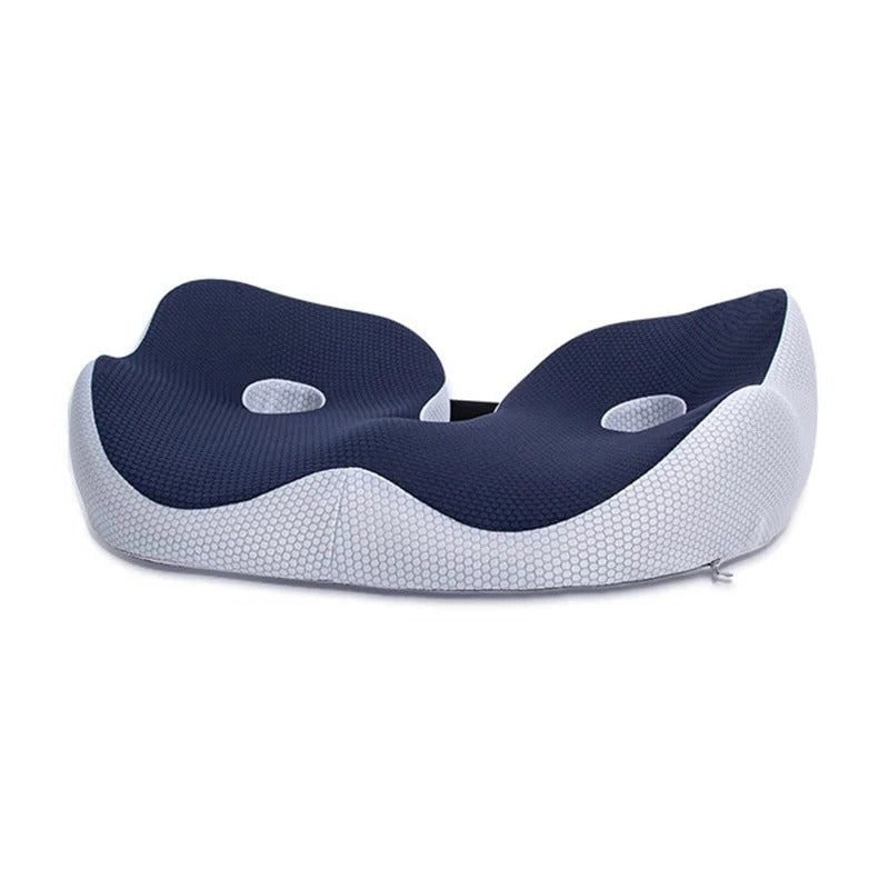 Desk Chair Seat Cushion with Orthopedic Memory Foam and Dual Cutout Design - Image 1