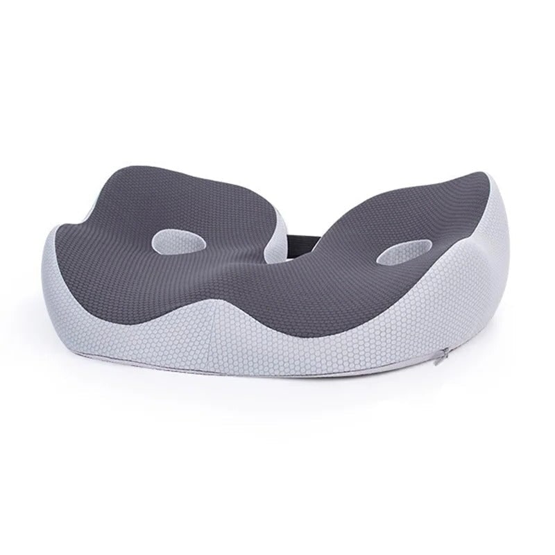 Desk Chair Seat Cushion with Orthopedic Memory Foam and Dual Cutout Design - Image 2