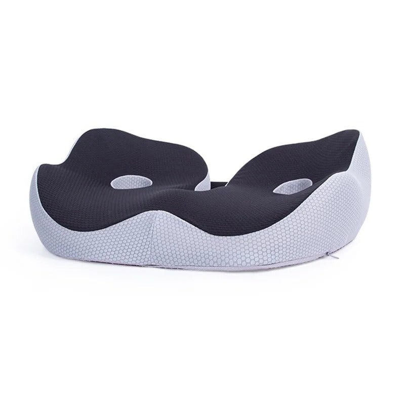 Desk Chair Seat Cushion with Orthopedic Memory Foam and Dual Cutout Design - Image 3
