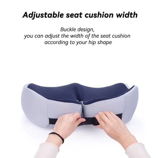 Desk Chair Seat Cushion with Orthopedic Memory Foam and Dual Cutout Design - Image 8