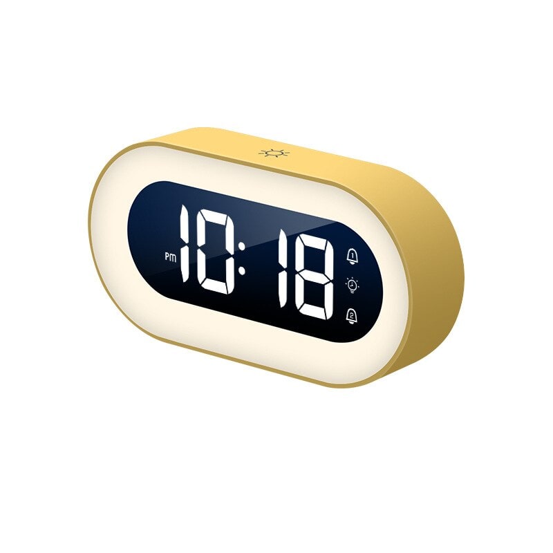 Digital Alarm Clock with LED Display Dimmable Night Light and Usb-C Charging - Image 5