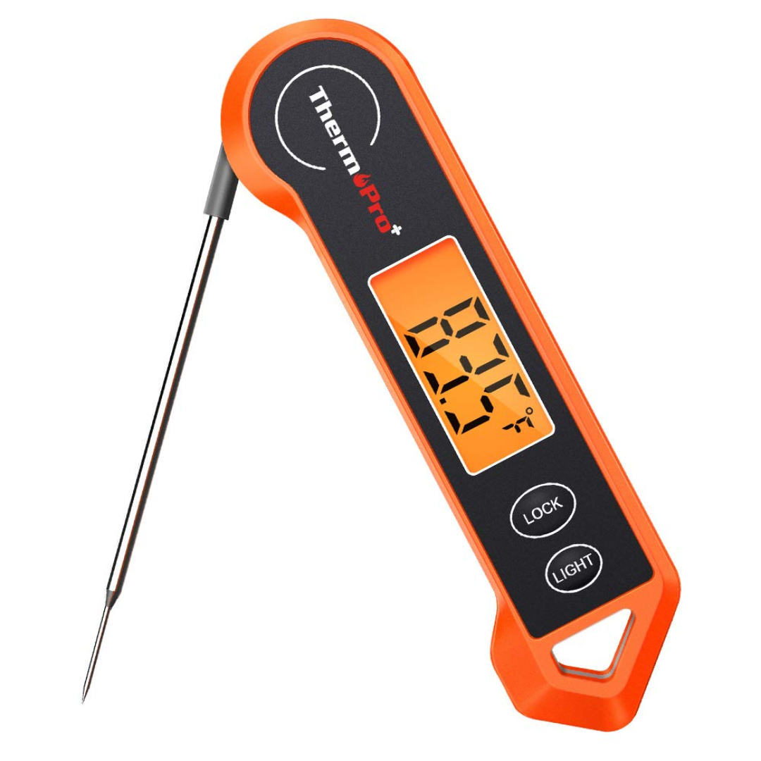 Digital Meat Thermometer for Steak with Instant Read Folding Probe and Backlit Display - Image 2
