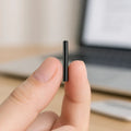Digital Voice Recorder Pocket-Sized with Activation and Slim Matte Black Design - Image 1