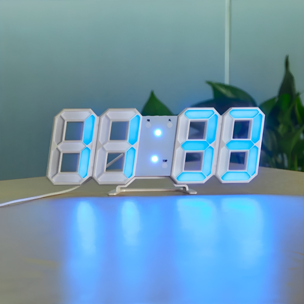 Digital Wall Clock with Large 3D LED Display and Modern Minimalist Design - Image 4