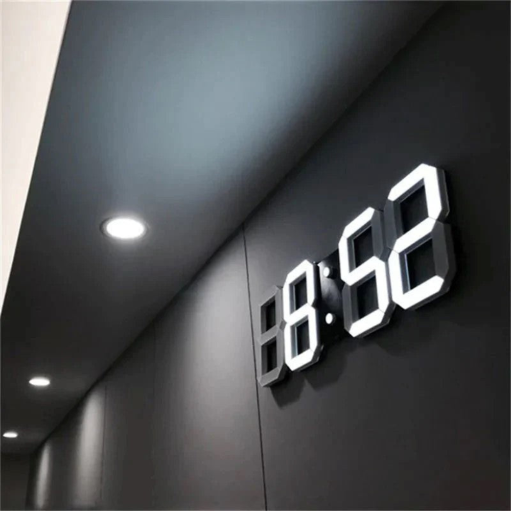 Digital Wall Clock with Large 3D LED Display and Modern Minimalist Design - Image 5