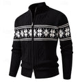 Men's Fair Isle Zip Cardigan