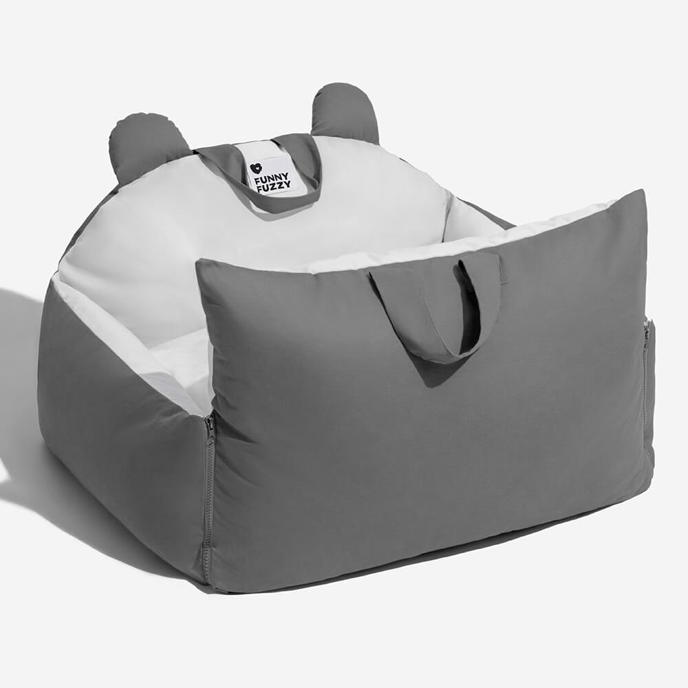 Dog Car Seat with Convertible Design Safety Leash and Removable Cushion Covers - Image 15