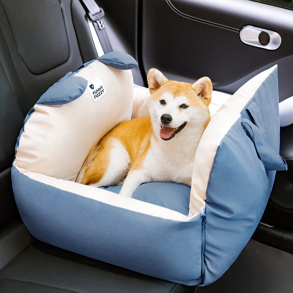 Dog Car Seat with Convertible Design Safety Leash and Removable Cushion Covers - Image 19
