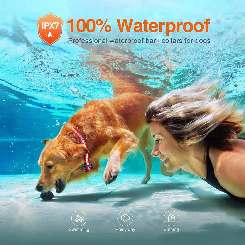 Dog Training Collar with Remote Control and Waterproof Receiver Unit - Image 5