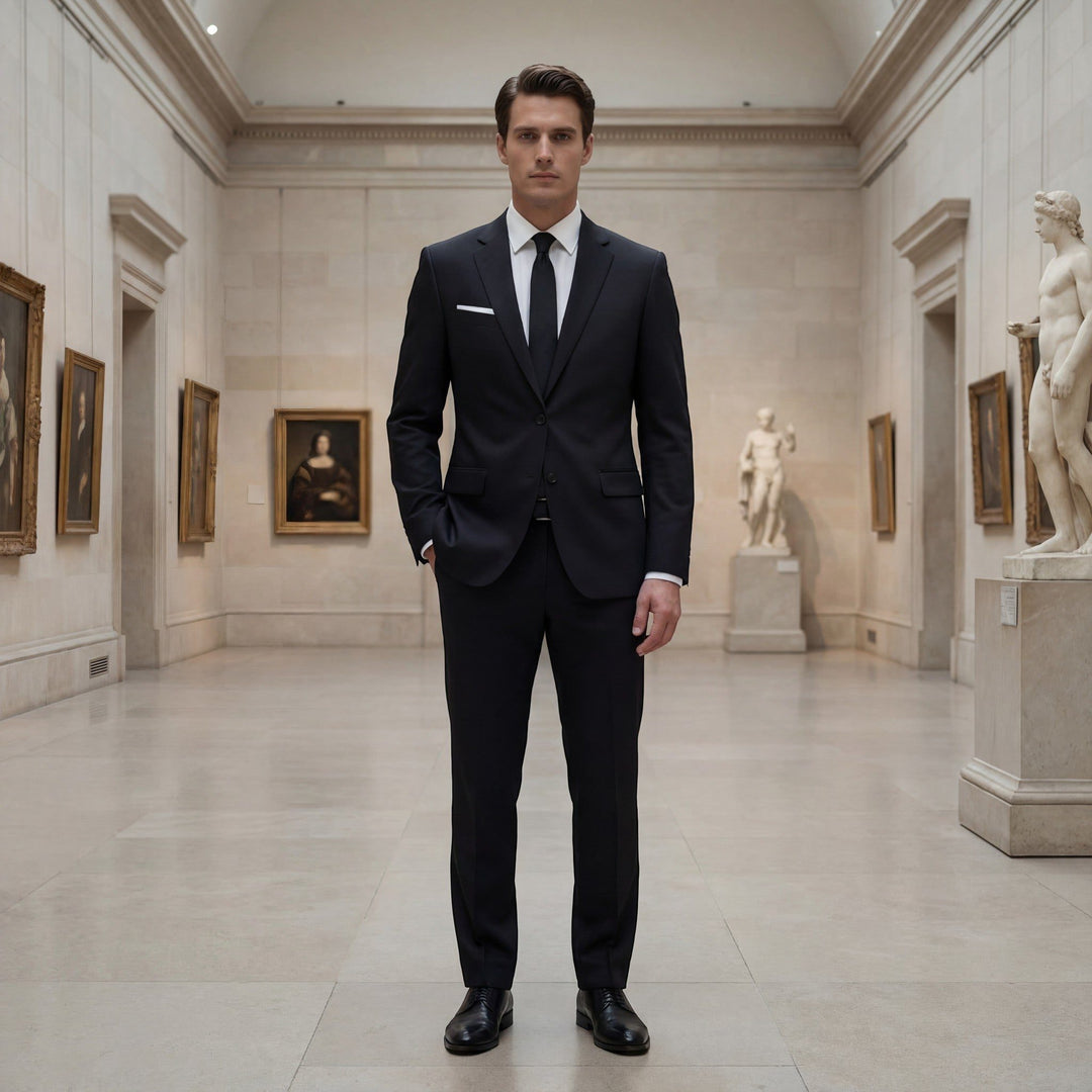 Men's Double Breasted Tailored Suit