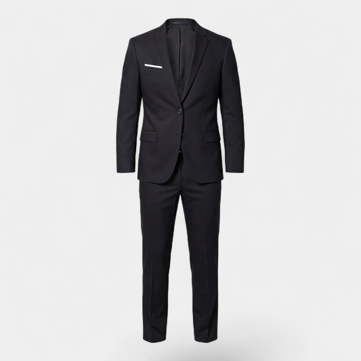 Costume ajusté croisé pour homme
